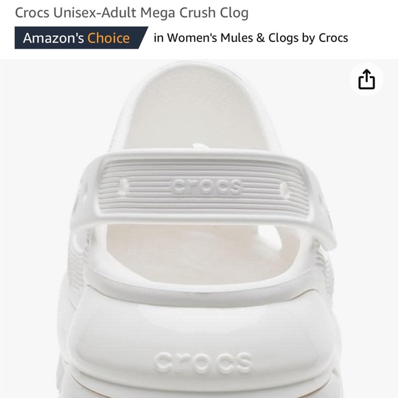 Crocs Unisex-Adult Mega Crush Clog Woman size 9/Men size 7 - Picture 6 of 9